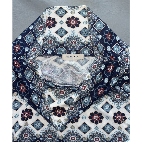 Gilli Maxi Skirt | Medium | Mosaic Flower | Gypsy Blue Boho Multi Color | EUC - Picture 5 of 9